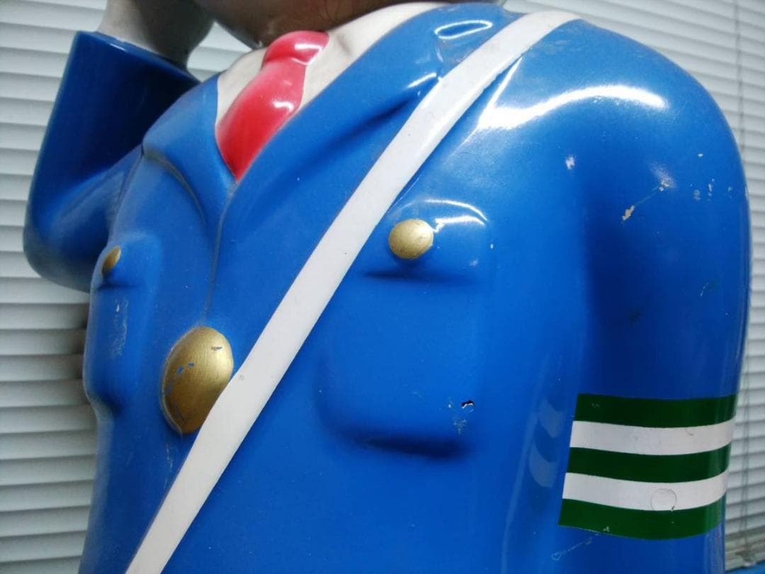 昭和30年代【レア】当時物☆横断歩道を守り続けた☆おまわりさん高さ1m20cm