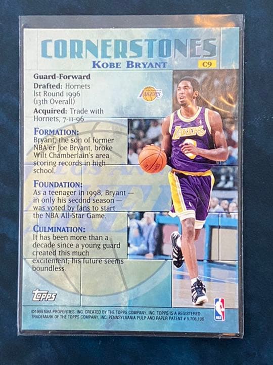 その他 1998-99 Topps Cornerstones Kobe #C9