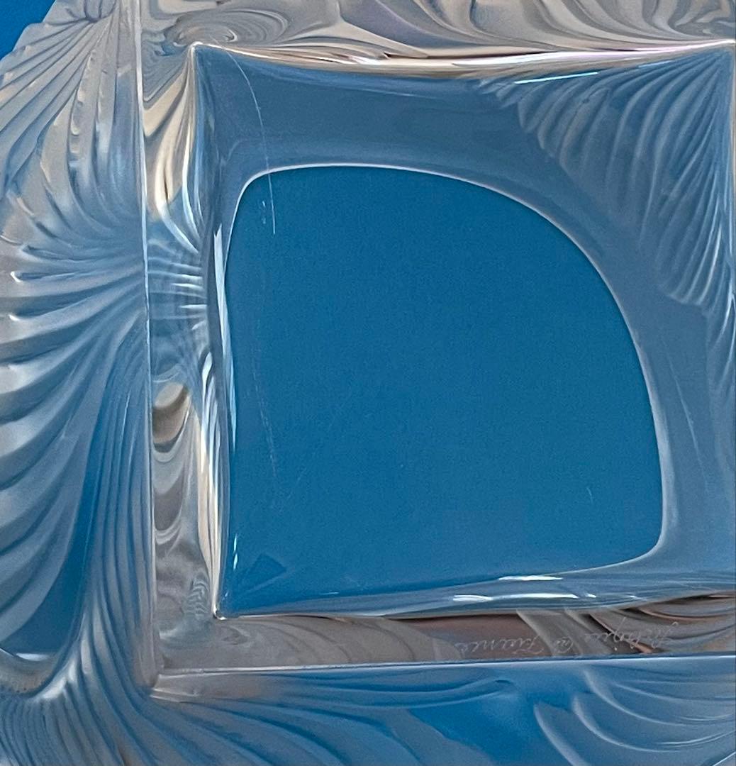 LAUQUE ラリック 水指 茶道具 ガラ工芸　ガラス　花瓶　置物　中古品