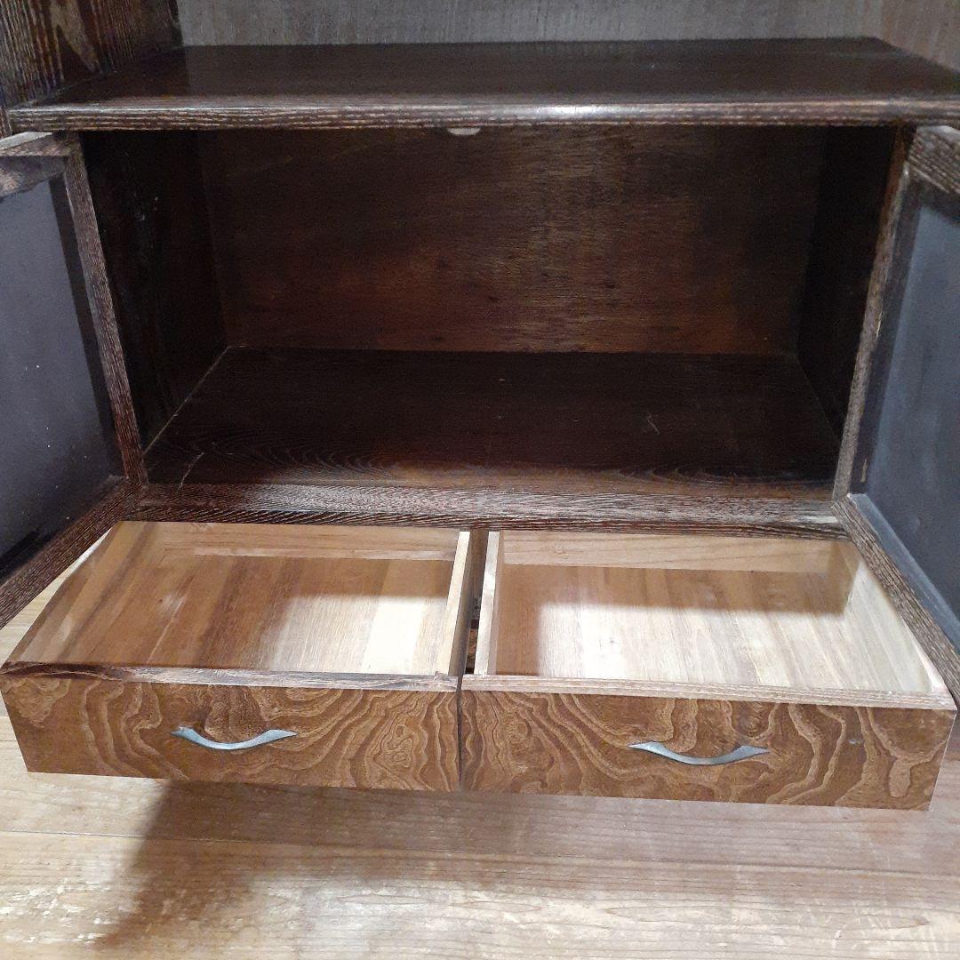 最終価格【昭和レトロ】茶棚 茶箪笥 飾り棚 アンティーク 古民家 長期保管品