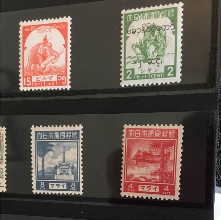 未使用、使用済み切手  アジア系