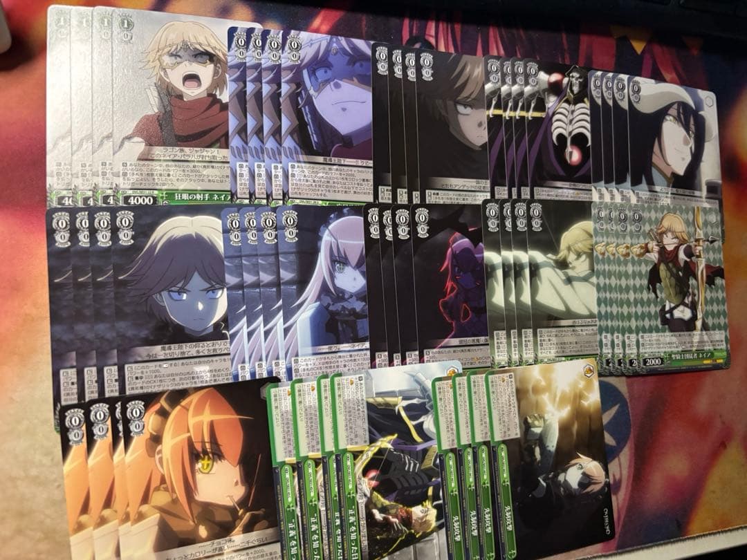 カ*]様 値下げ可能　ヴァイス　オーバーロード デッキ　RR以下4コン　パーツ大