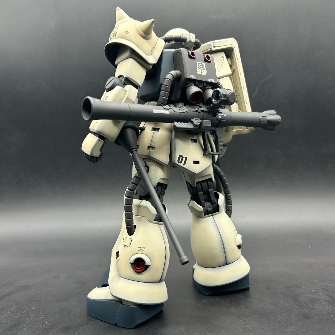 ガンプラ塗装済完成品 MGザクIIF2型（連邦軍仕様）