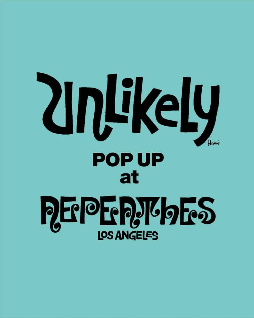 hanai 花井祐介 シルクスクリーン ロサンゼルス限定 ネペンテス サイン