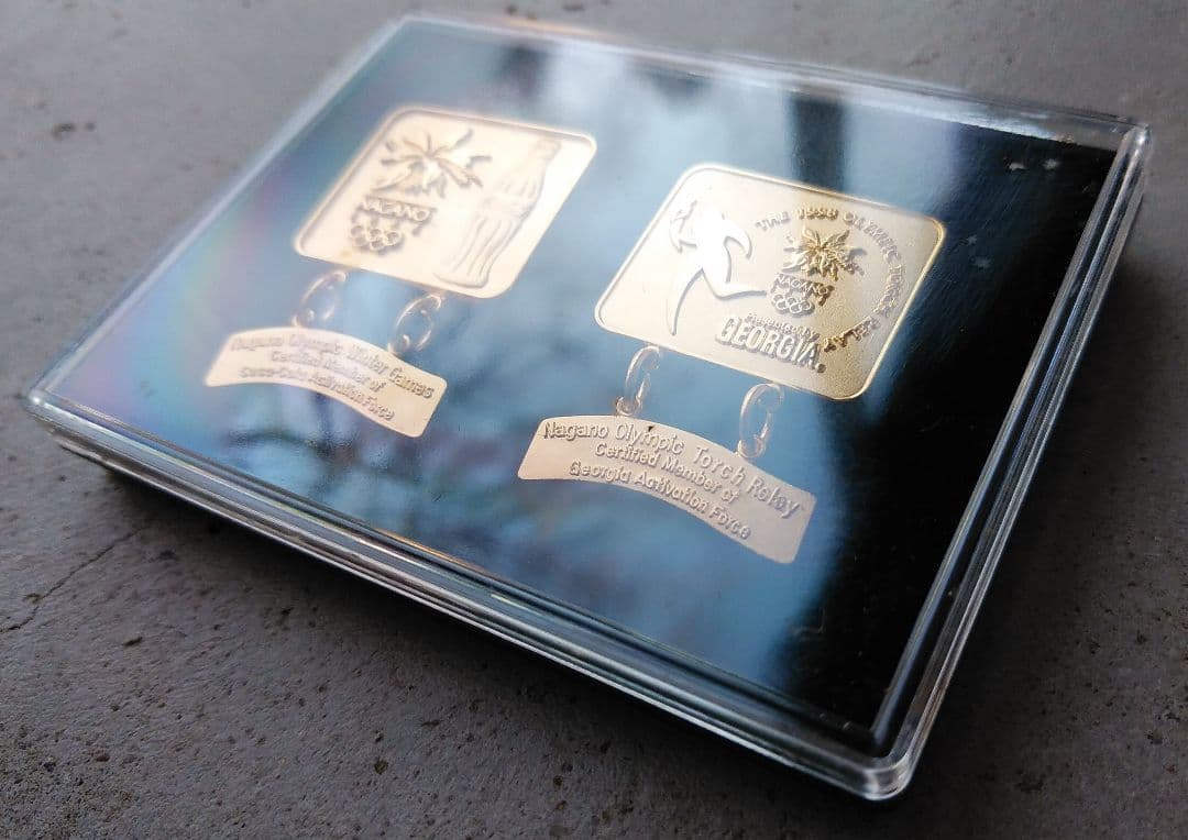長野オリンピック　聖火リレー　ジョージア（コカコーラ）ピンバッジ