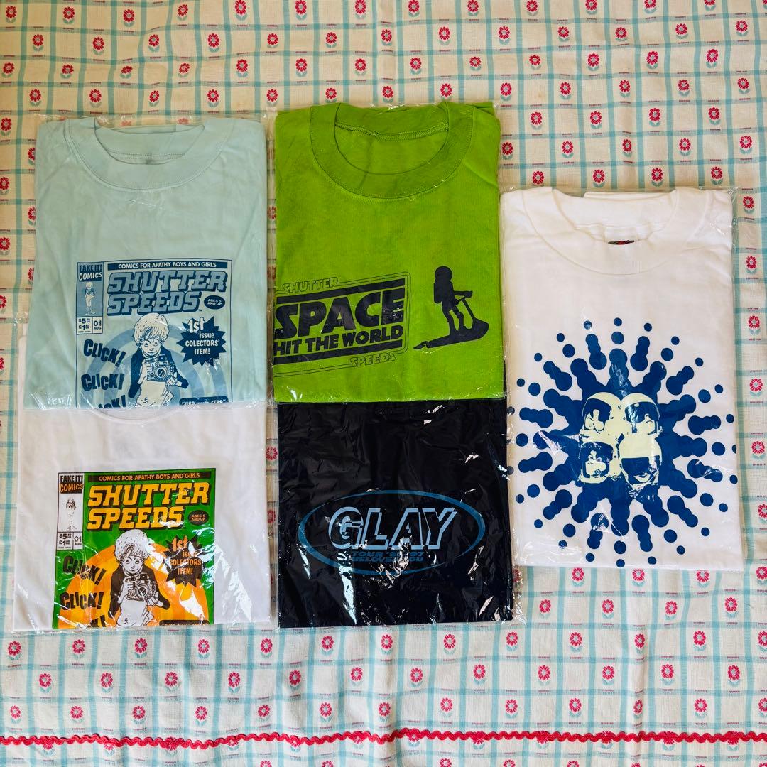 GLAY ライブTシャツ　5枚セットShutter Speeds Tシャツ