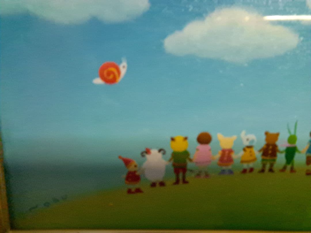 ノブサチ　お空をみあげて　絵画