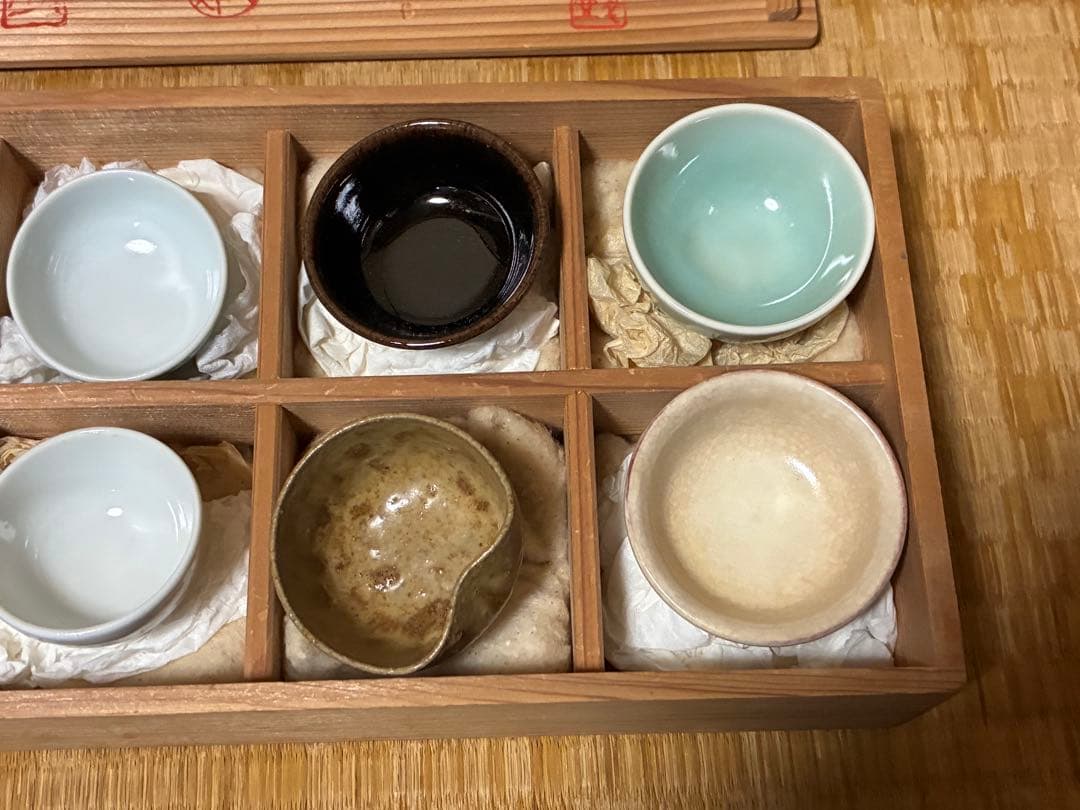 茶道具 名工寄盃 作家物 十客揃い 共箱 箱書