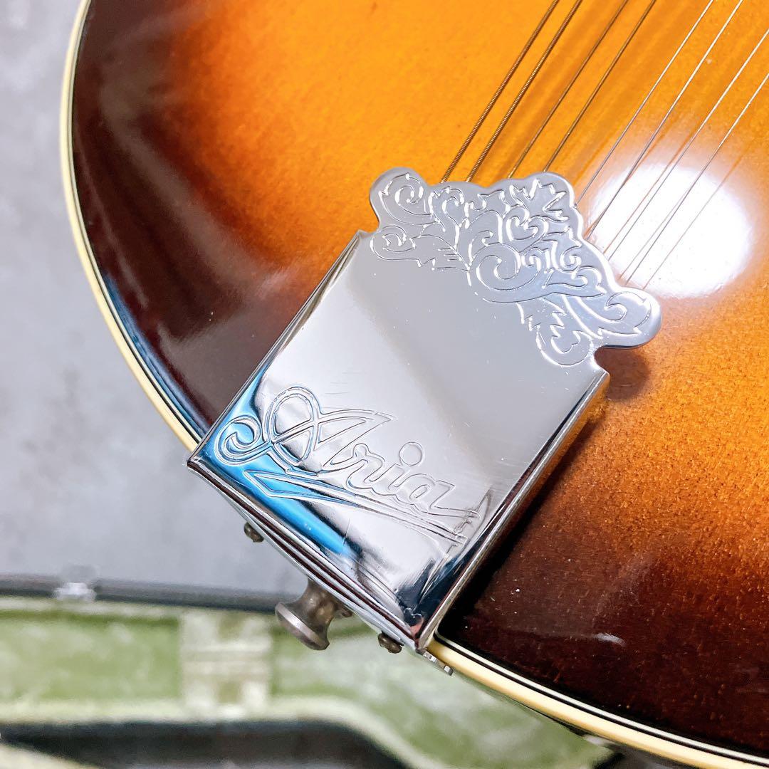 【希少・美品】Aria フラットマンドリン Am-200 BS ハードケース付き