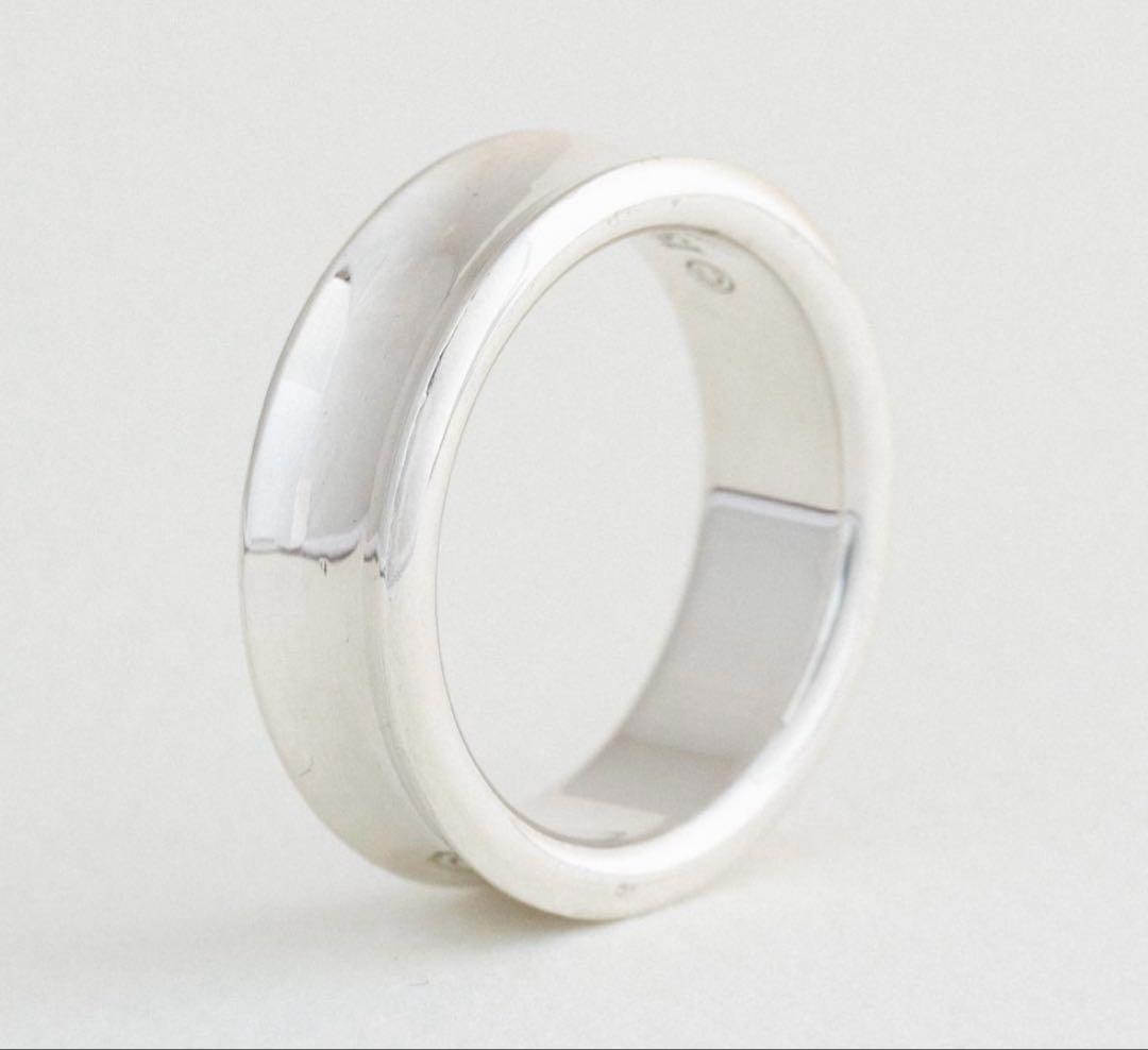 【美品】Tiffany & Co. ナローリング 16号