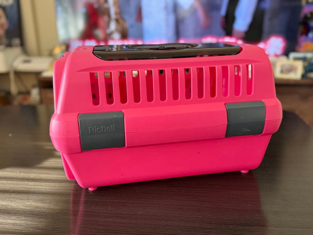 リッチェル　ペットキャリー　肩ベルト付き　中古