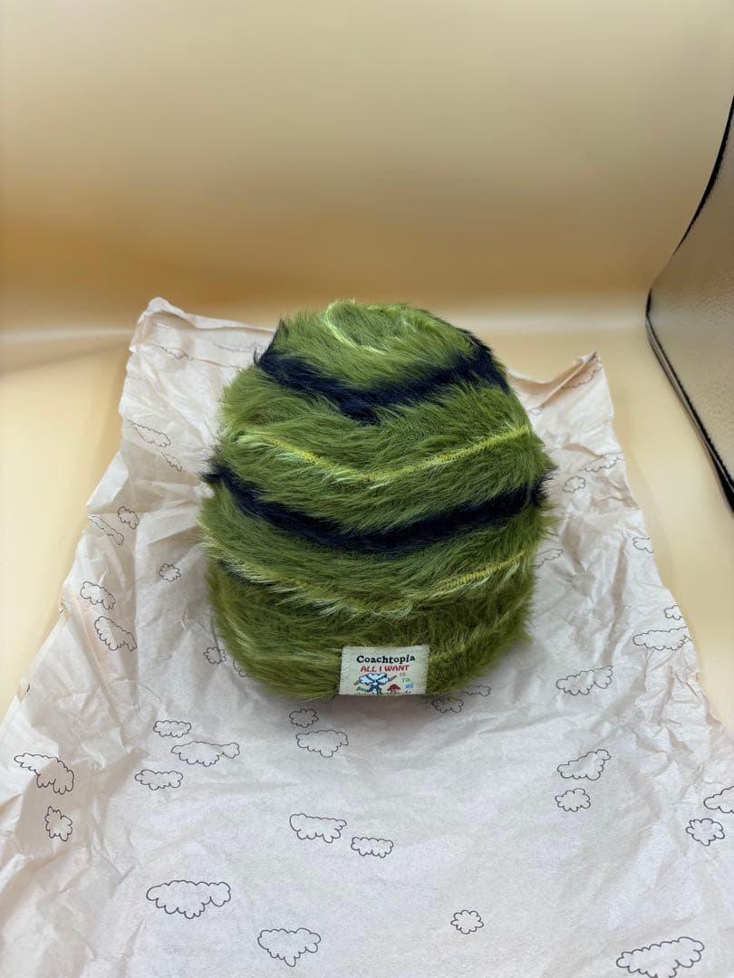 【COACH(Coachtopia)】ファジー　ニット　ビーニー