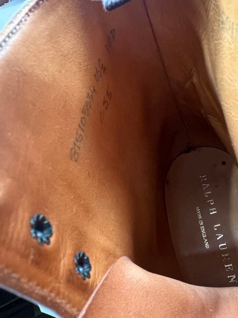 Ralph Laurenウイスキーコードバン　クロケット製　デッド　未使用