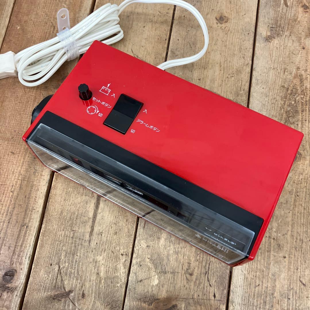 昭和レトロ 当時物 日立 パタパタ時計 電子時計 TW-243G 置時計 時計