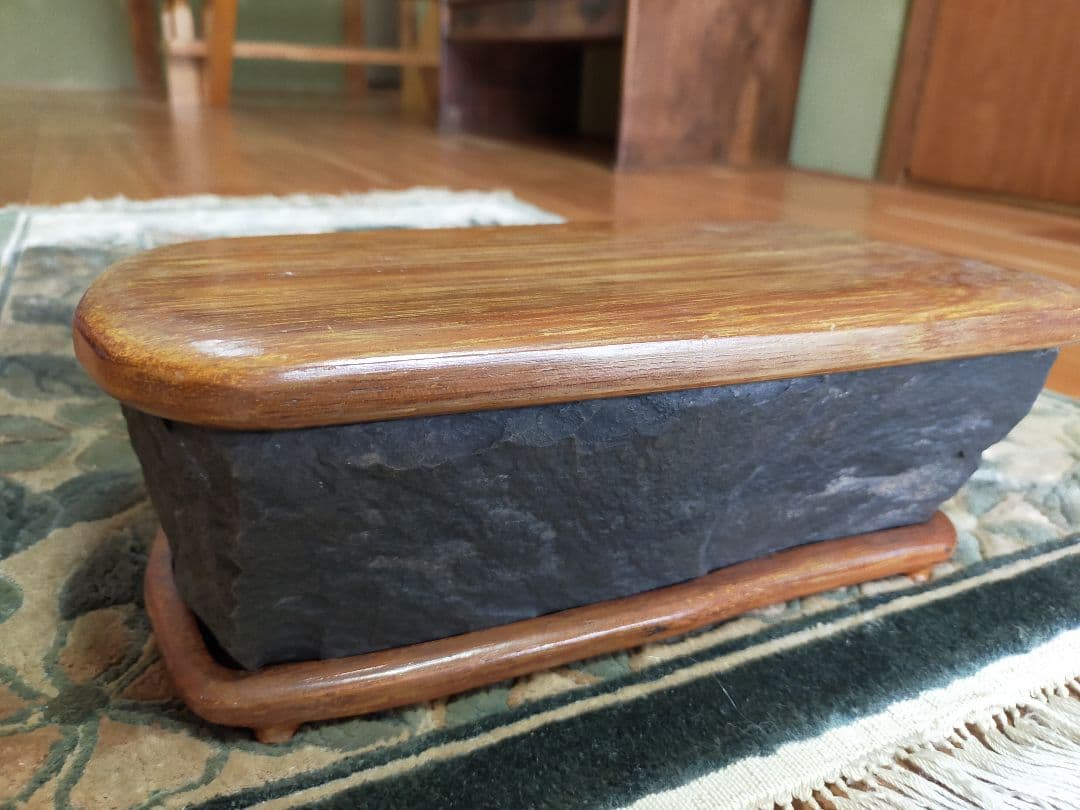 ♥端渓硯　梅花坑　5.9kg　４　端渓　硯　骨董品