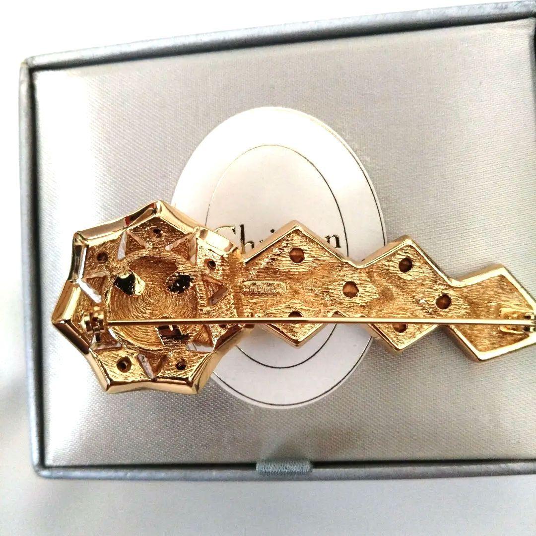 幻　クリスチャンディオール　80s パール　クリスタル　ブローチ