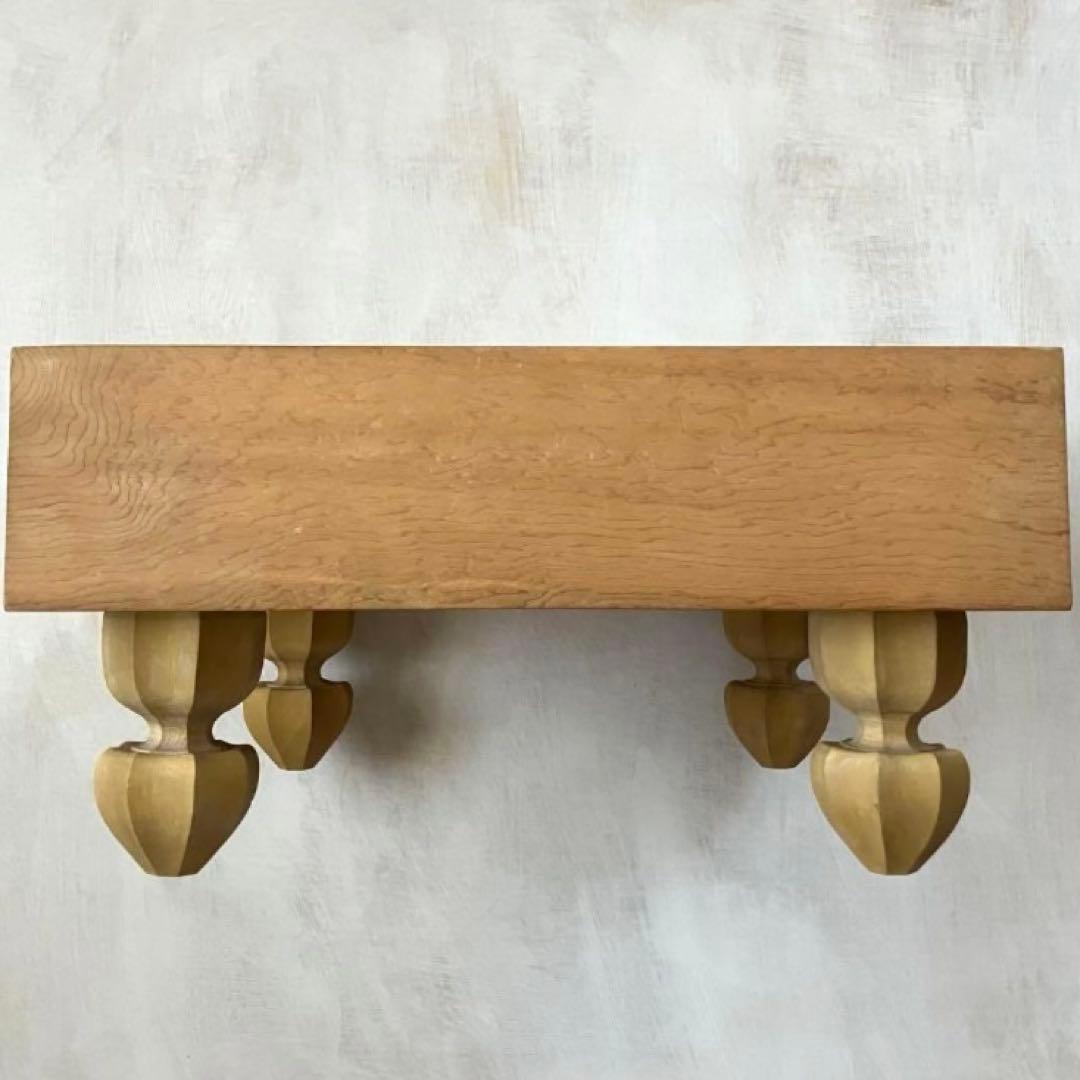 高級碁盤★天地柾目？ へそ有り 脚付き★木製★メルカリ便送料込み