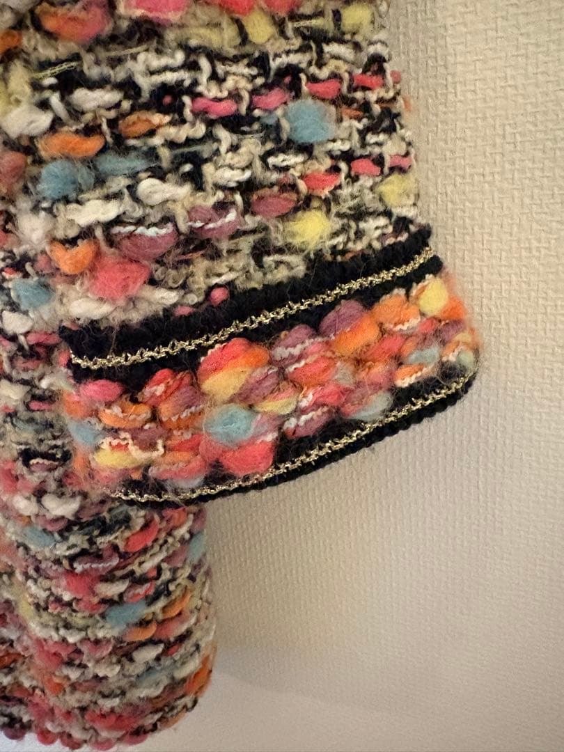 coohemコーヘン ファンシーツイードジャケットコート　美品