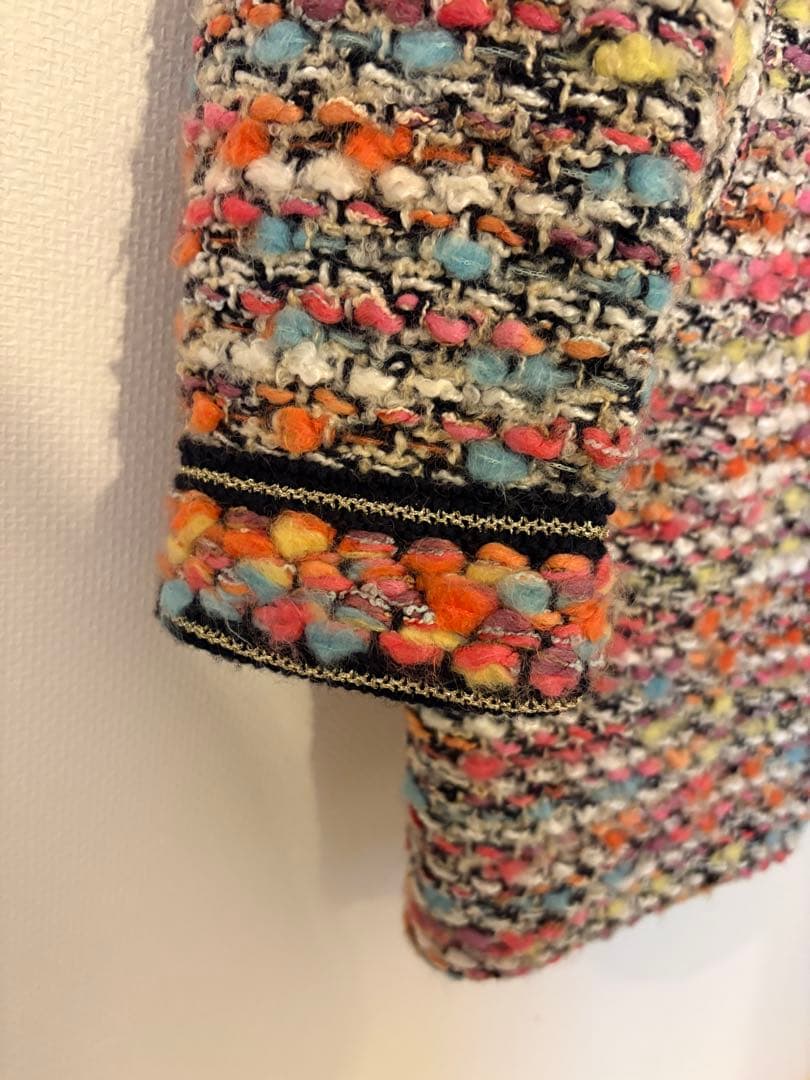 coohemコーヘン ファンシーツイードジャケットコート　美品