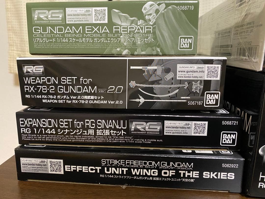 RG HG 1/144 ガンプラセット 6点　拡張セット