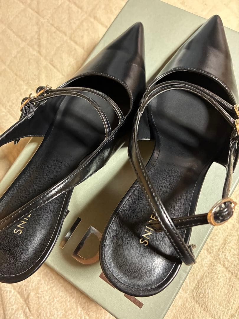 【なの】SNIDEL ダブルストラップミュール