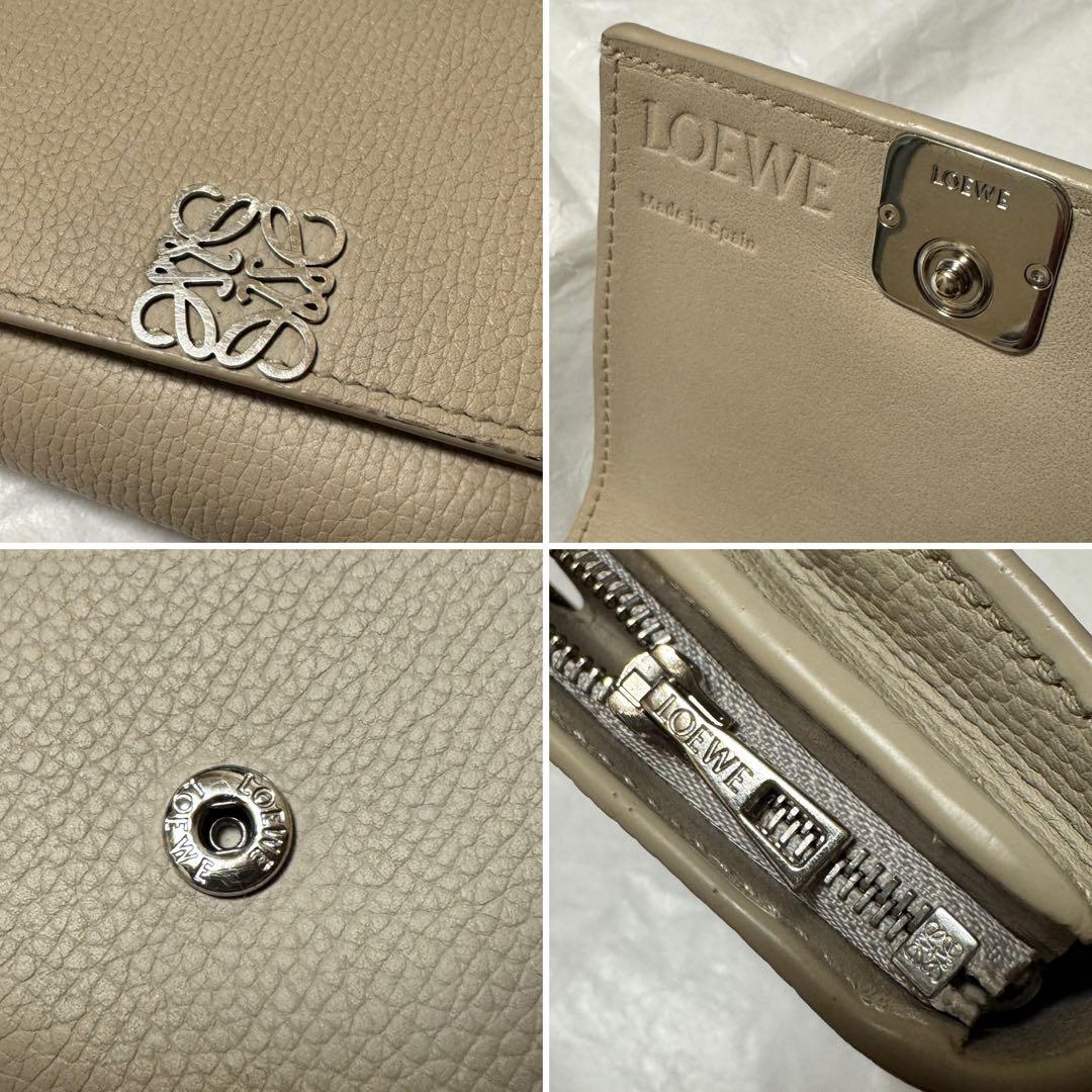 K*】様 LOEWE ロエベ　アナグラム　コンパクト　フラップウォレット