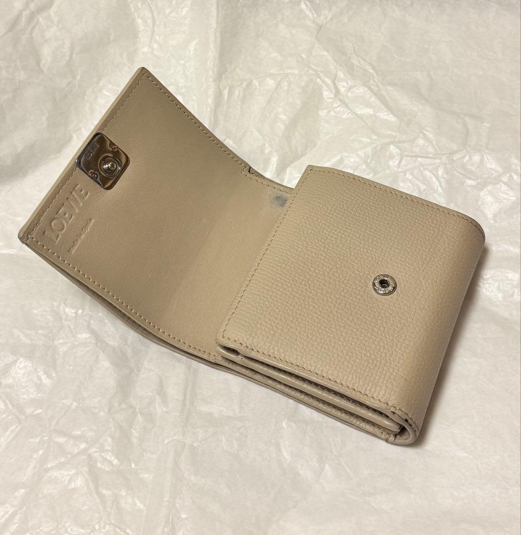 K*】様 LOEWE ロエベ　アナグラム　コンパクト　フラップウォレット