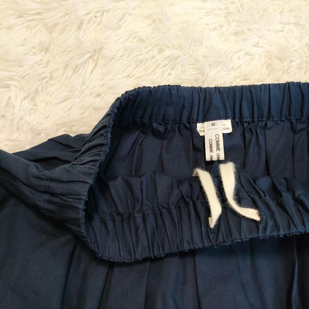 コムデギャルソンコムデギャルソン アシンメトリー ギャザー スカート S