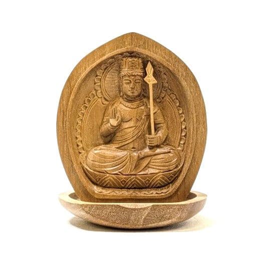 【フォロー割・新品】 香合仏　虚空蔵菩薩　白檀　仏龕　懐中仏　仏像