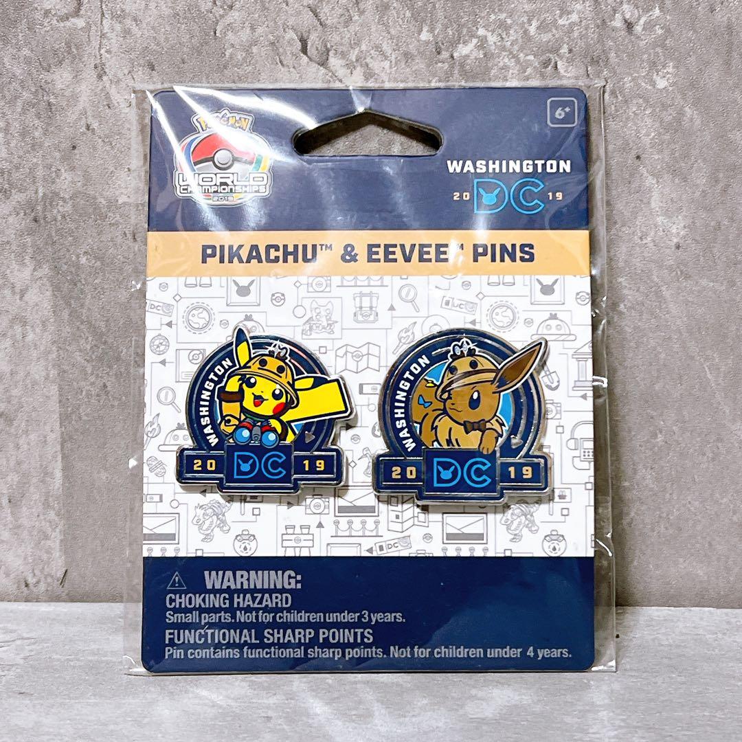 激レアポケモン ワールドチャンピオンシップ2019 ピカチュウ イーブイ ピンズ