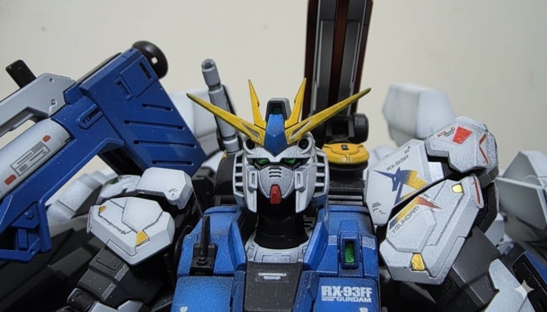 【改造】RG ガンプラ RG 1/144 RX-93ff νガンダム a装備