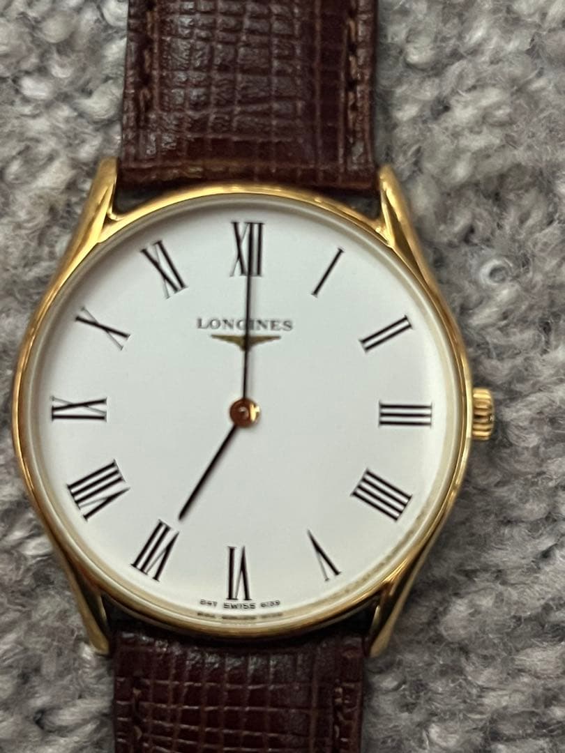 LONGINES 手巻きメンズ腕時計 皮ベルト交換済　ヴィンテージ