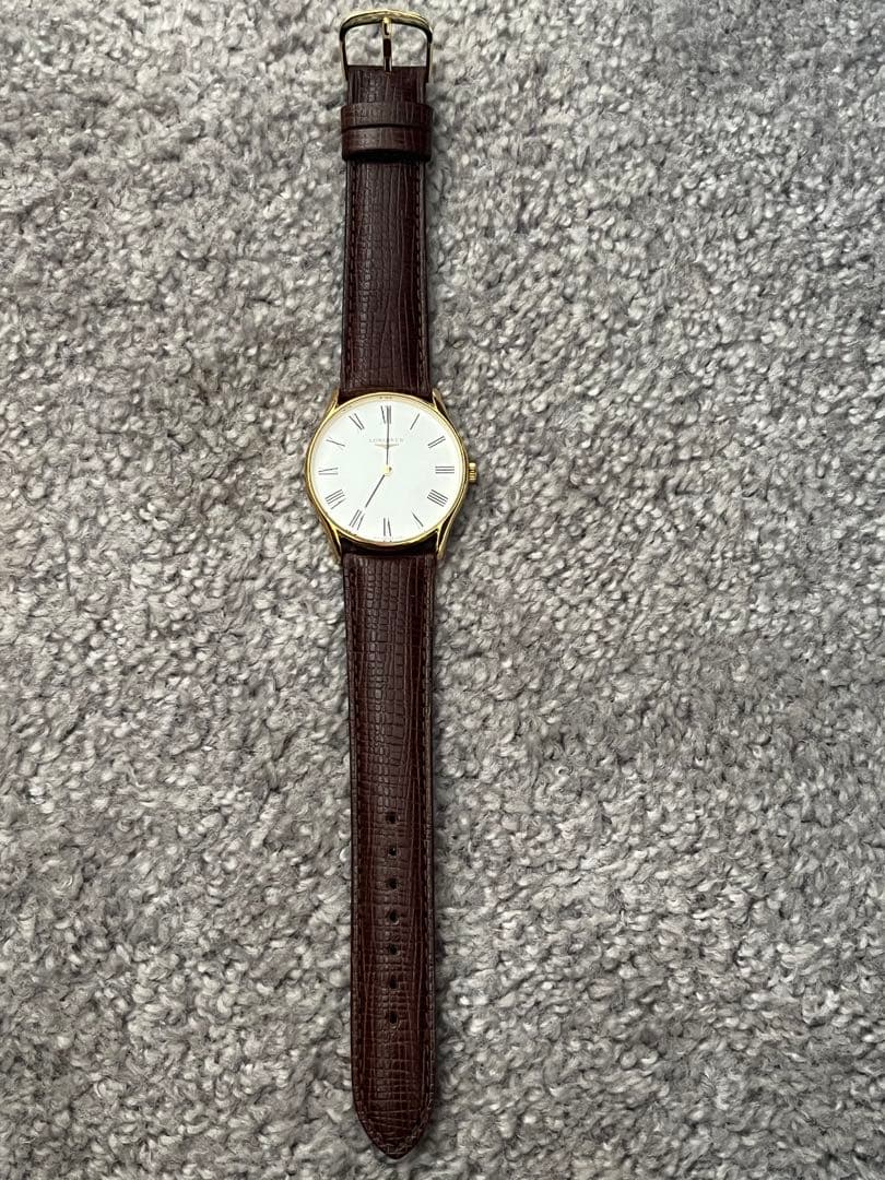 LONGINES 手巻きメンズ腕時計 皮ベルト交換済　ヴィンテージ