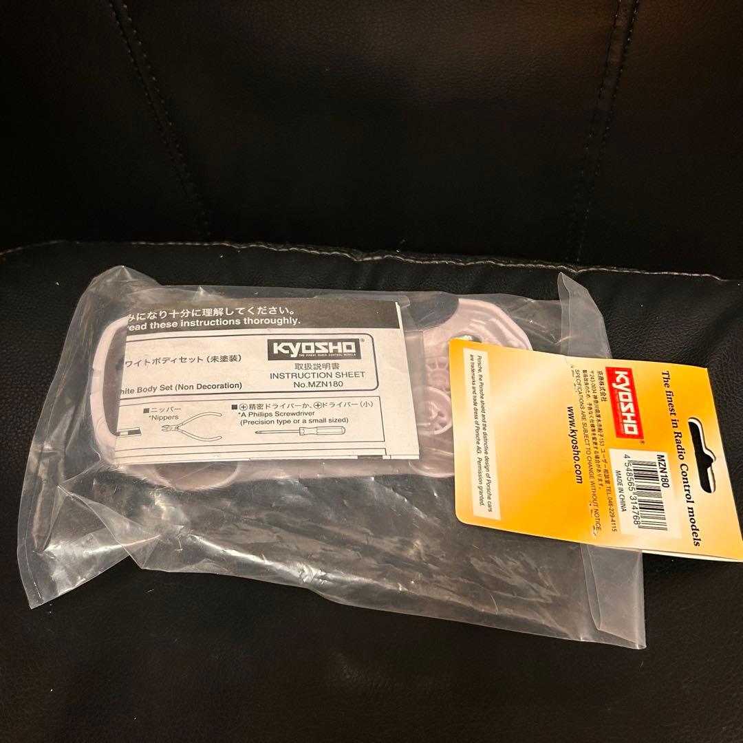 京商 ミニッツ ホワイトボディ ポルシェ 911 GT3 RS ホイール付き