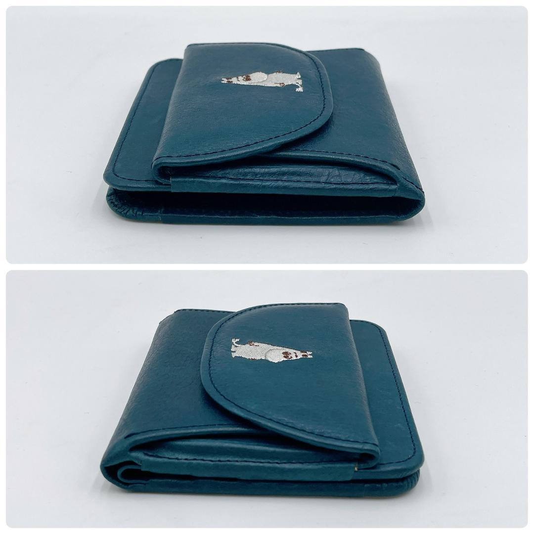 Kissora × MOOMIN 本革レザー 二つ折り財布　m607