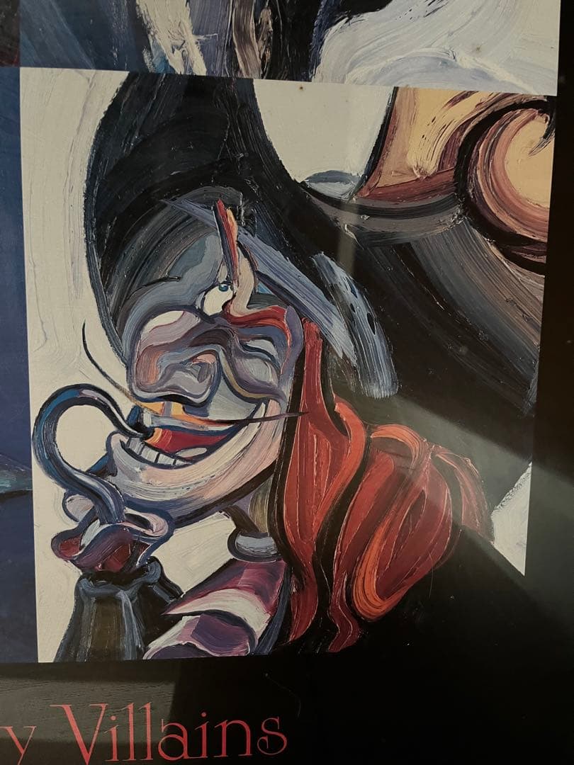 ディズニーVillains ポスター額入り