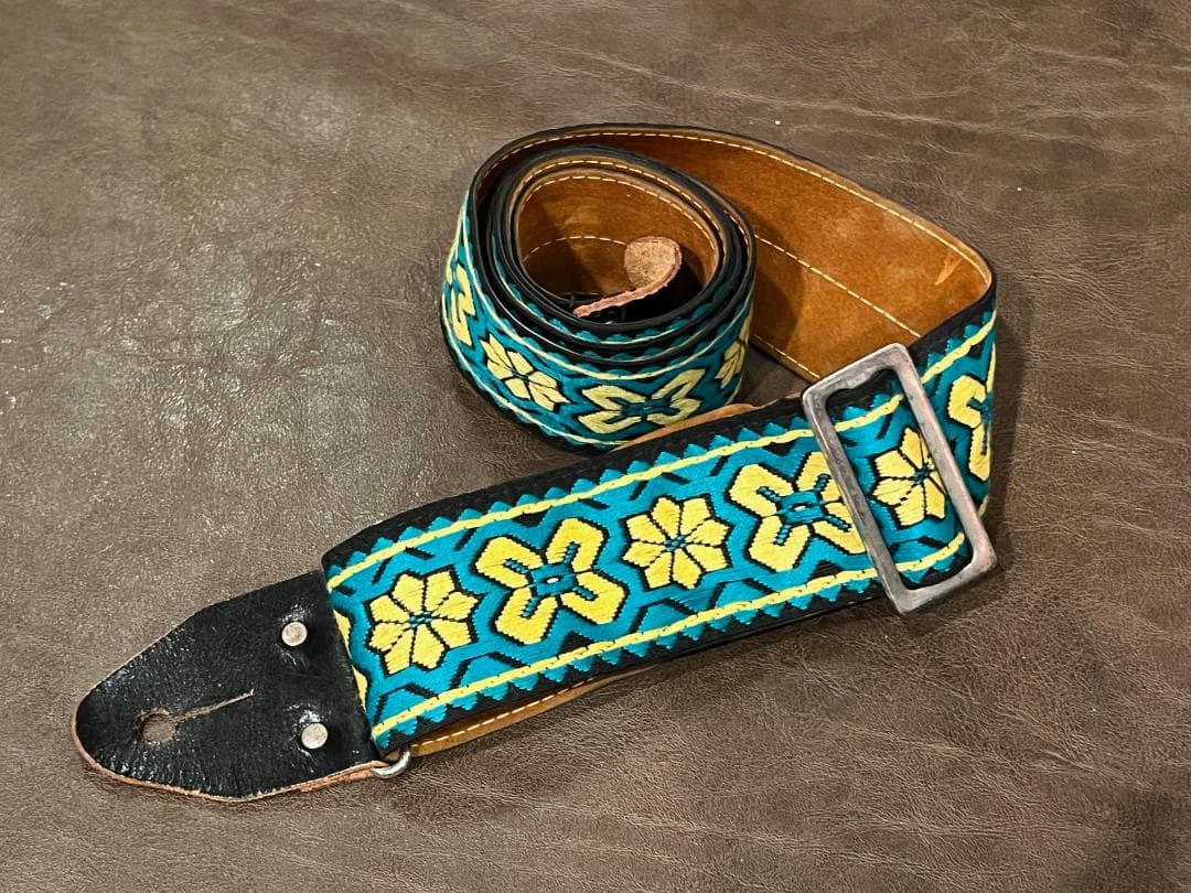 あ　ビンテージギターストラップ Greenwich