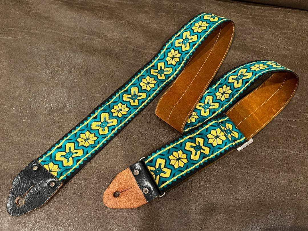 あ　ビンテージギターストラップ Greenwich