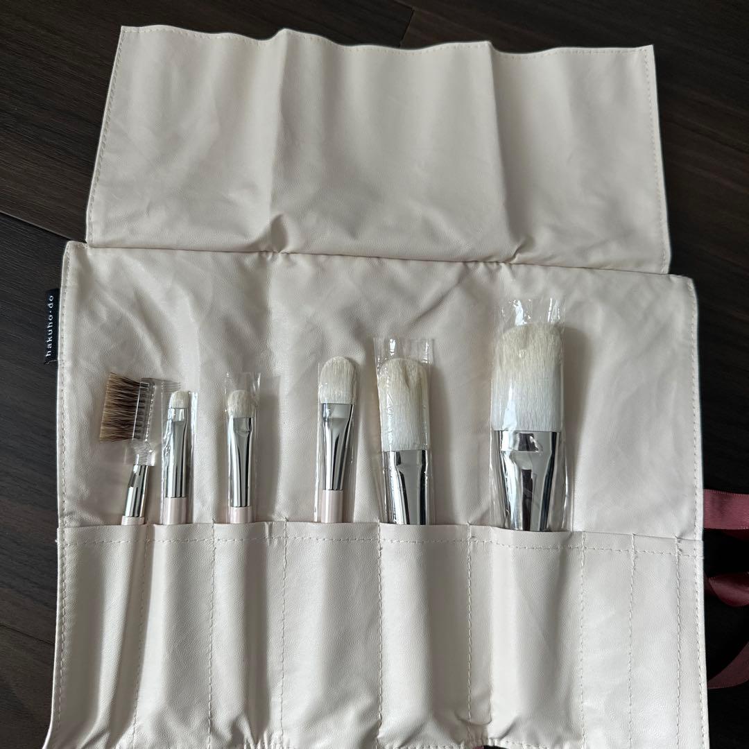 白鳳堂桜の花柄化粧ブラシセット