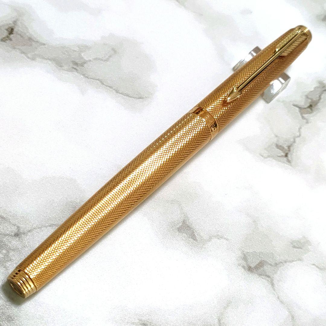 【美品】パーカー75　プラスヴァンドーム　ゴールド　グレンドルジュ　XF