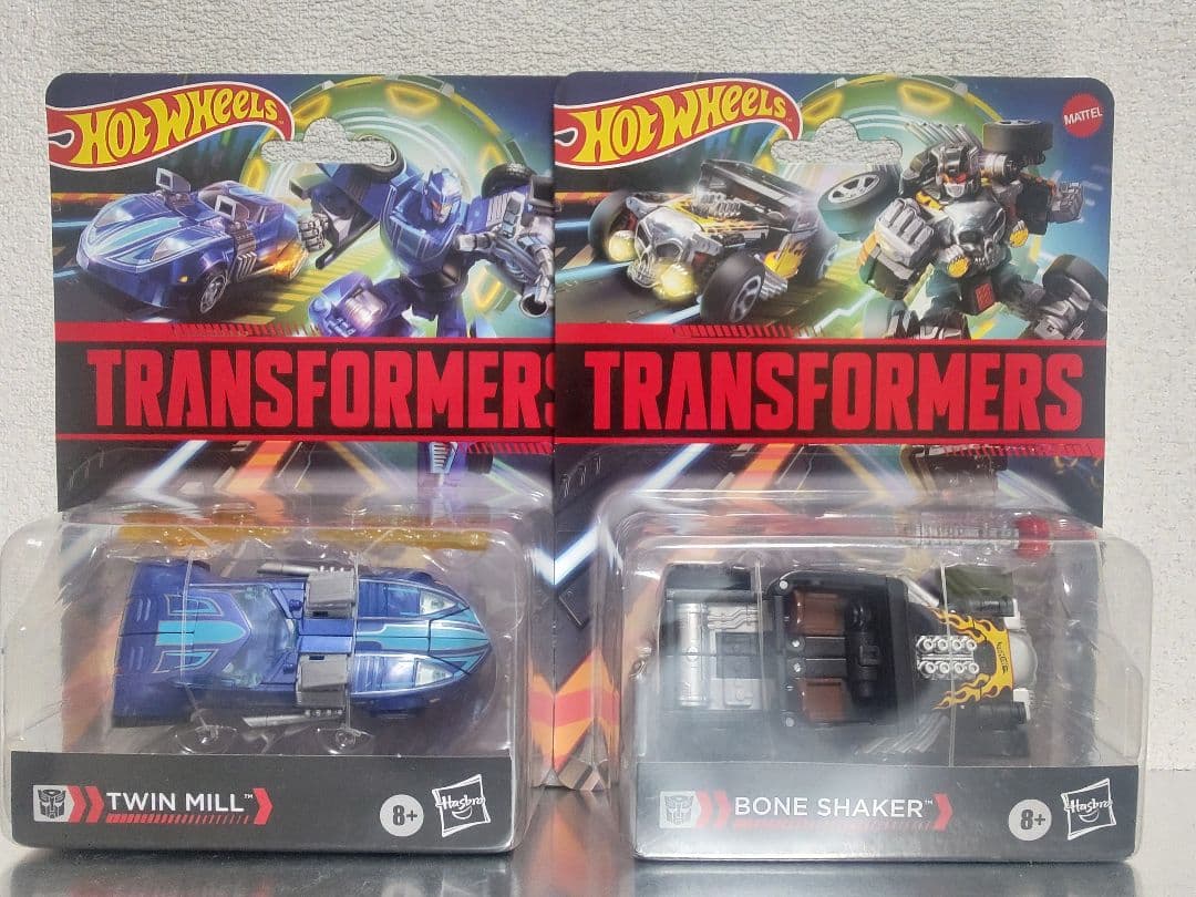 トランスフォーマー ホットウィールコラボ　ボーンシェイカー ＆ ツインミル