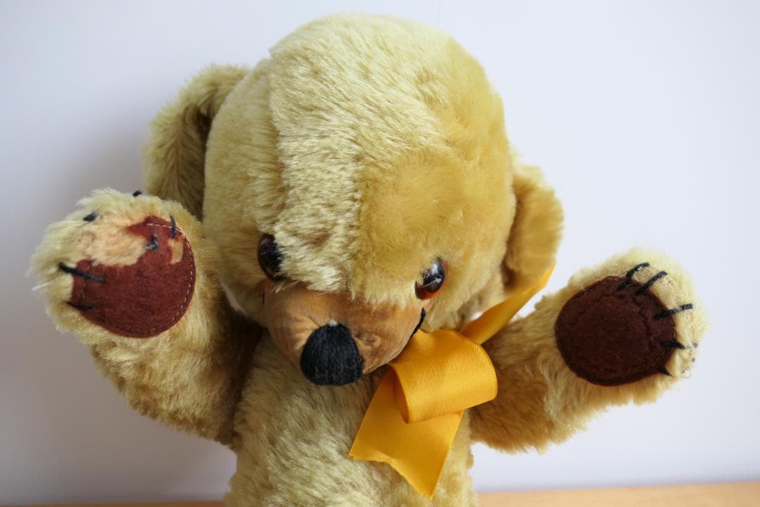 メリーソート　オルゴール付きチーキーベア　46cm　ビンテージベア