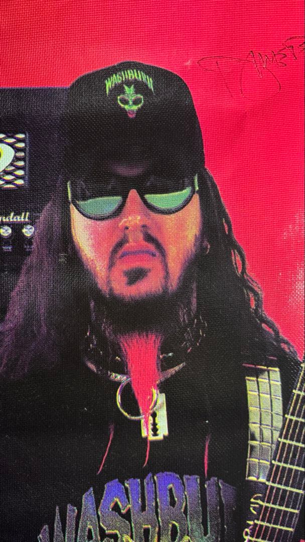 【超希少】非売品直筆サイン入りダイムバックダレル 大型ビニールポスター