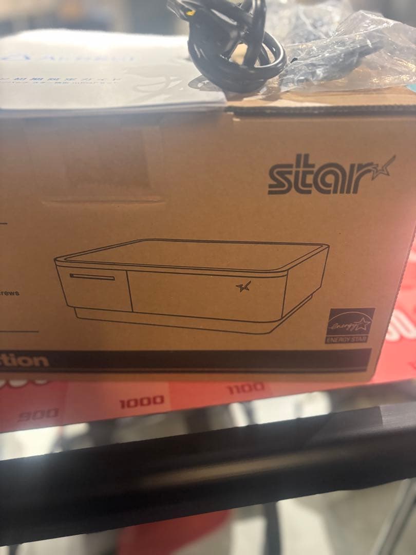 エアレジPOP10CBI エアレジ対応 プリンタ付きドロアー レシートプリンター