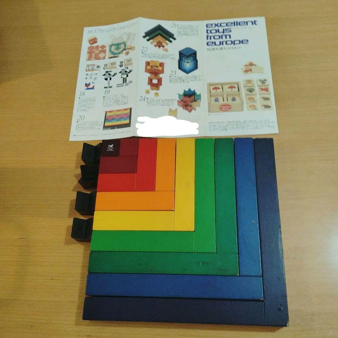 スイス NEAF社 アングーラ Angular 箱付 組立例パンフ付 知育玩具