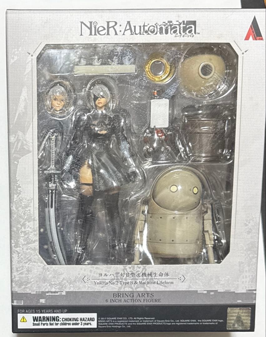 【未開封・美品】ニーアオートマタ ブリングアーツ 2B&機械生命体