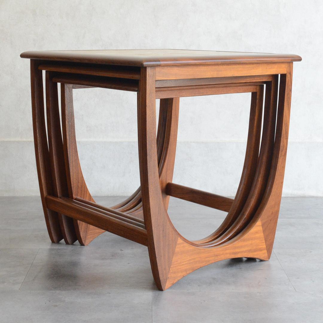 G-PLAN ヴィンテージ タイルトップ ネストテーブル サイドテーブル 花台