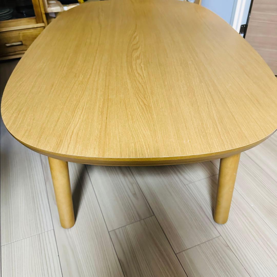 無印良品 こたつにもなるローテーブル ナチュラル 大 【新品未使用】