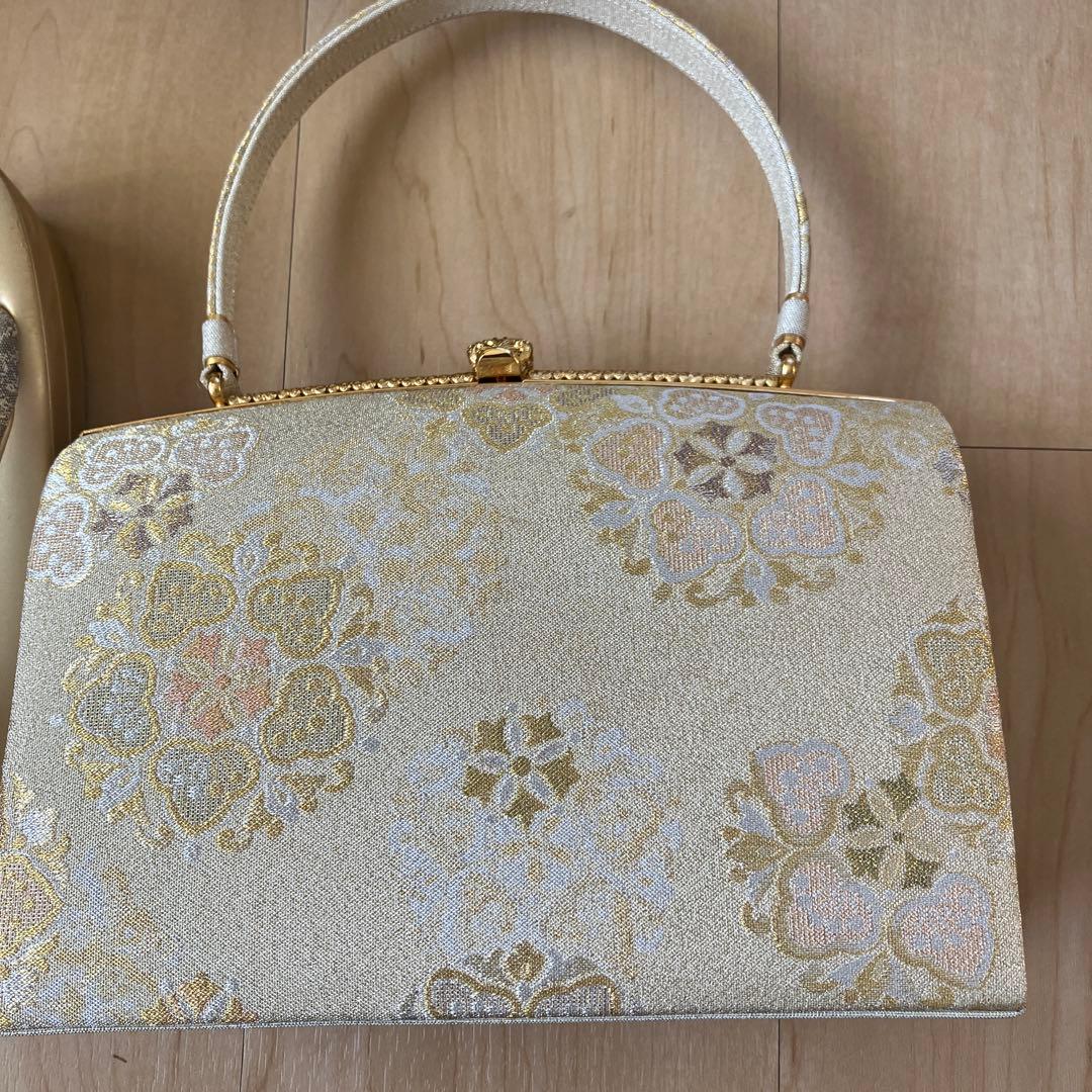 キンワシ印　和装用バッグと草履セット