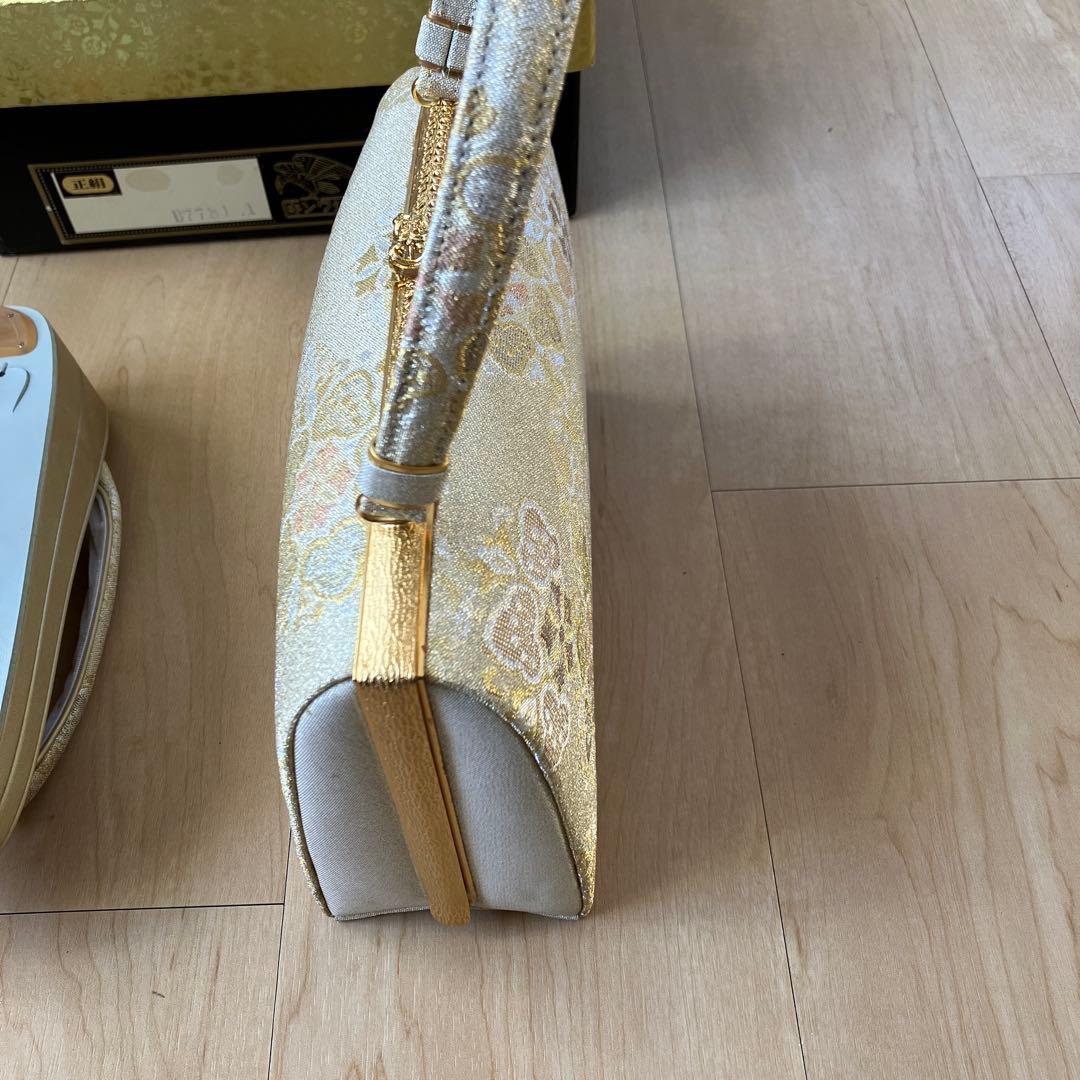 キンワシ印　和装用バッグと草履セット